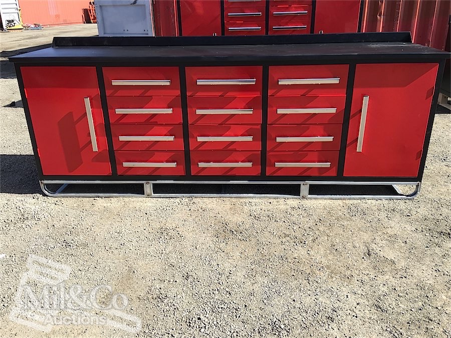 12 Drawer Large Workshop Bench