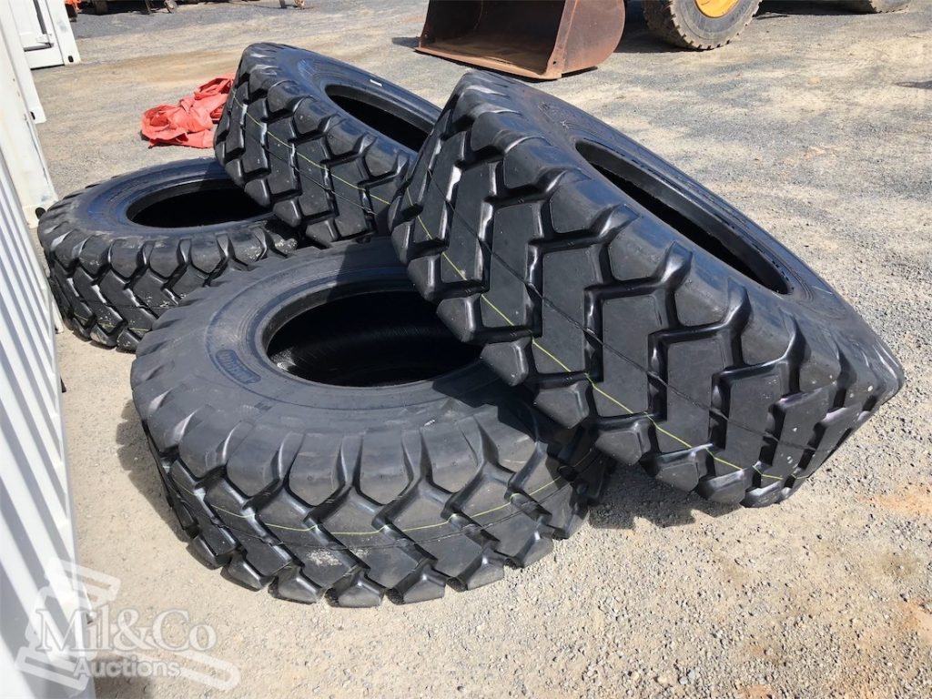 17.5-25 earthmoving tire set of 4