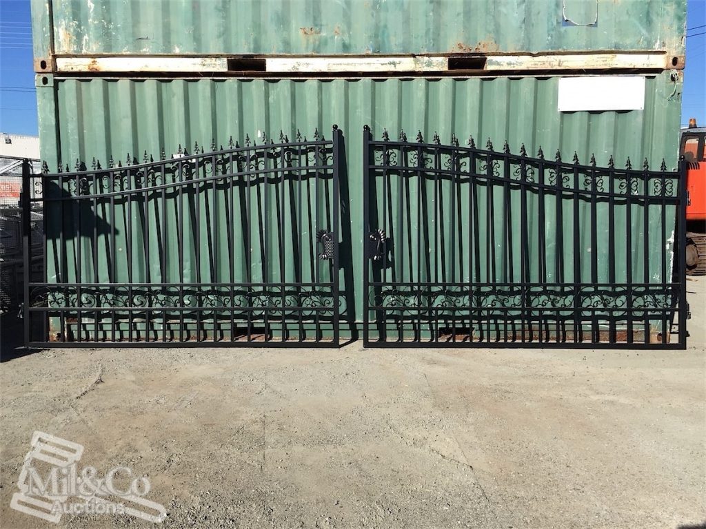 Set of 2 10ft Wrought Iron Gates