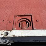 2005 Hino Ranger Tray Back Truck with Crane tray container locks