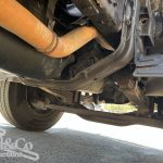 2005 Hino Ranger Tray Back Truck with Crane undercarriage