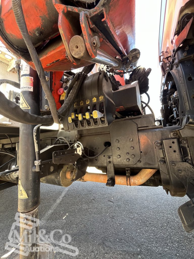 2005 Hino Ranger Tray Back Truck with Crane crane control panel