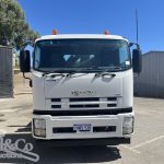 2012 Isuzu FVZ 1000 Tray Back Truck with Hiab exterior front