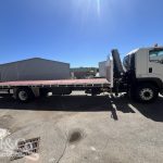2012 Isuzu FVZ 1000 Tray Back Truck with Hiab exterior drivers side