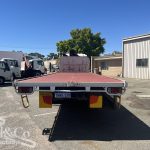 2012 Isuzu FVZ 1000 Tray Back Truck with Hiab exterior rear
