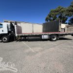 2012 Isuzu FVZ 1000 Tray Back Truck with Hiab exterior passenger side