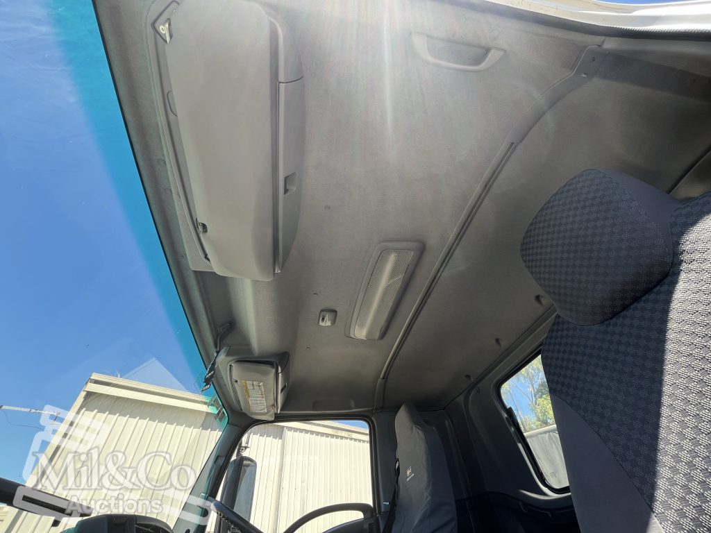2012 Isuzu FVZ 1000 Tray Back Truck with Hiab interior roof liner