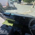 2012 Isuzu FVZ 1000 Tray Back Truck with Hiab interior dash