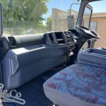 2004 Hino 500 FD Fridge Truck interior passenger side dash