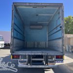 2004 Hino 500 FD Fridge Truck interior of body from rear