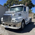 2011 Freightliner CST112 50 tonne Prime Mover with Hydraulics exterior front passenger corner