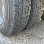 2005 Hino 500 GH Fridge Truck front drive tyre tread drivers side