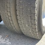 2005 Hino 500 GH Fridge Truck front drive tyre tread passenger side