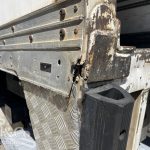 2005 Hino 500 GH Fridge Truck damage to rear passenger side of body